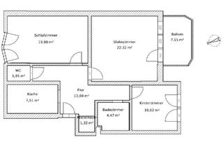 Wohnung kaufen in 42499 Hückeswagen, Hückeswagen - Modernisierte 3-Zimmer-Wohnung mit Balkon - zentral Hückeswagen