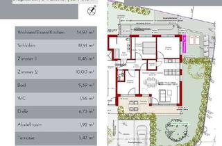 Wohnung kaufen in Ersbergstraße 19, 72622 Nürtingen, Moderne Erdgeschosswohnung mit 80 m² Garten!