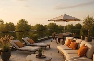 Penthouse kaufen in 86462 Langweid, – Typ H – Exklusives Penthouse mit umlaufender Dachterrasse – Erstbezug