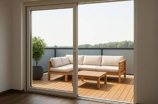 Wohnung kaufen in 86462 Langweid, Typ D – Moderne 3-Zimmer-Neubauwohnung mit Balkon – Erstbezug im Oberfeld Süd