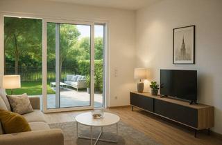 Wohnung kaufen in 86462 Langweid, – Typ E – Großzügige 4-Zimmer-Neubauwohnung mit Terrasse und Garten – Erstbezug