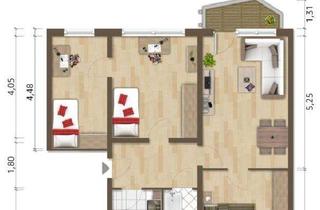 Wohnung mieten in Bautzener Allee 10, 02977 Hoyerswerda, Bezugsfertige 4-Raumwohnung mit Blick ins Grüne