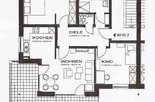 Wohnung mieten in Nachtweide 32, 86647 Buttenwiesen, Neuwertige 3 Zimmerwohnung in Buttenwiesen zu vermieten