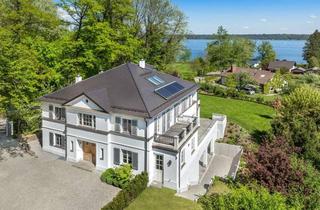 Villa kaufen in 82327 Tutzing, Traumvilla von 2020 im englischen Landhaus-Stil mit Seeblick und Gästewohnung