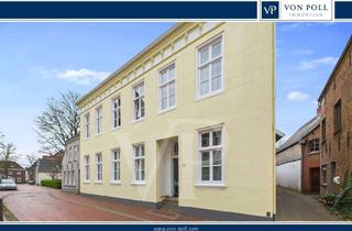 Wohnung kaufen in 26826 Weener, Charmante Altbauwohnung mit Terrasse & Carport – Zentrale Lage in Weener