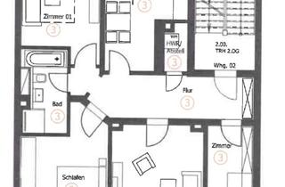 Wohnung mieten in August-Bebel-Straße 09, 04451 Borsdorf, ++ ERSTBEZUG nach Sanierung // 4 Zimmer // Balkon // Carport-Stellplatz ++