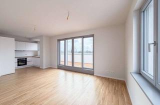 Penthouse mieten in Leuchtgaswerk, 14641 Nauen, Penthouse-Wohnung mit Dachterrasse über Eck, Gäste WC, Tiefgaragenstellplatz und offener Einbauküche