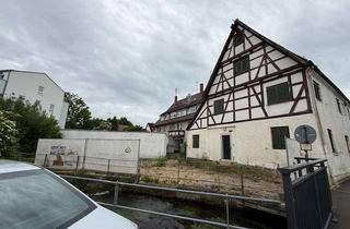 Gewerbeimmobilie kaufen in 89077 Söflingen, Provisionsfrei! Baugrundstück mit Altbebauung und Baugenehmigung
