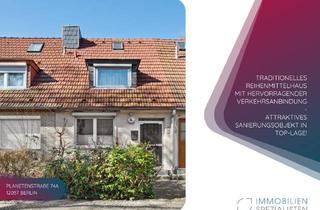 Haus kaufen in Planetenstraße 74A, 12057 Berlin, Berlin - REIHENMITTELHAUS MIT HERVORRAGENDER VERKEHRSANBINDUNG - ATTRAKTIVES SANIERUNGSOBJEKT IN TOP-LAGE!