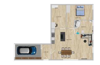 Wohnung mieten in 48712 Gescher, Sanierte 2-Zimmer-Erdgeschosswohnung im Außenbereich mit Terrasse in 48712 Gescher
