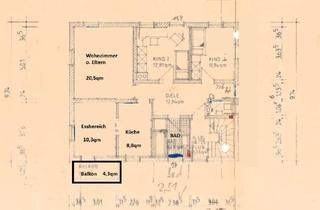 Wohnung mieten in Adalbert-Stifter-Straße 41, 85092 Kösching, Schöne 3-Zimmer-Wohnung mit Balkon und EBK in Kösching