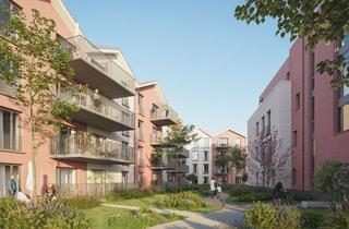 Wohnung kaufen in 76327 Pfinztal, Komfortabel & barrierefrei: 2-Zimmer-Wohnung mit Wintergarten im Schnellermühlen Quartier