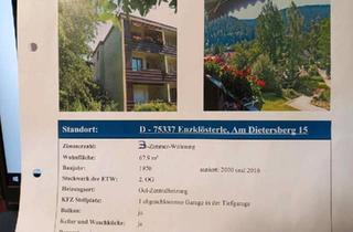 Wohnung kaufen in 75337 Enzklösterle, Enzklösterle - 3 Zimmer-Wohnung in feerische Orte ohne Provision