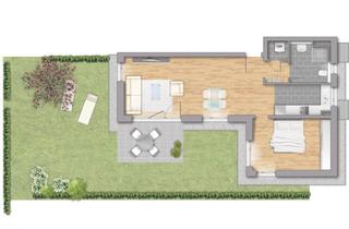 Wohnung kaufen in Seehaldeweg, 71364 Winnenden, Sommer im eigenen Garten: Großzügige 2-Zimmer mit moderner Ausstattung!