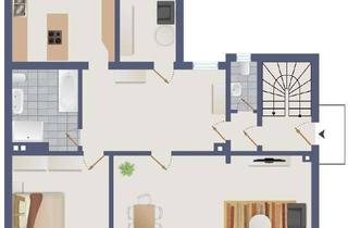 Wohnung kaufen in 58511 Lüdenscheid, *** 107-m²-ETW-Etage im gepflegten Zweifamilienhaus mit Balkon und Garten! ***