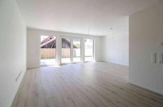 Wohnung kaufen in 63773 Goldbach, Moderne, barrierefreie Erdgeschosswohnung mit Terrasse, WP & 2 Carports – Neubauqualität in Goldbach