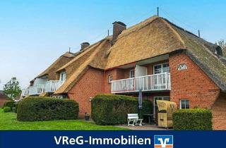 Wohnung kaufen in 25761 Büsumer Deichhausen, Gepflegte Ferienwohnung unter Reet mit Blick ins Grüne - Büsumer Deichhausen