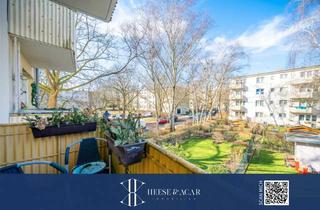 Wohnung kaufen in 12359 Britz, Willkommen in Britz: Praktisch geschnittene 2-Raum-Wohnung mit Balkon in ruhiger Lage, vermietet