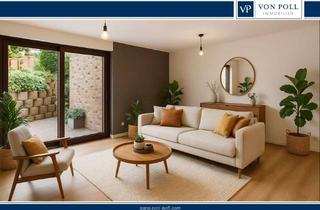 Wohnung kaufen in 50259 Pulheim, Gemütliche Terrassenwohnung mit Garten und Garage im Pulheimer Zentrum