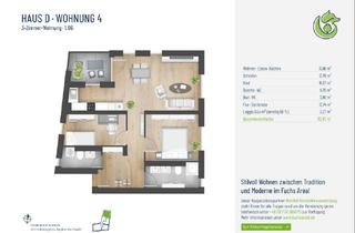 Wohnung mieten in 74074 Heilbronner Kernstadt, HN-Ost – Exklusive 3-Zimmer-Wohnung im Neubau (D4)!