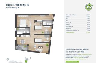 Wohnung mieten in 74074 Heilbronner Kernstadt, HN-Ost – Exklusive 4-Zimmer-Wohnung im Neubau (C16)!