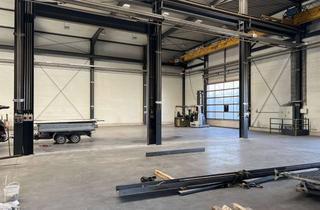 Gewerbeimmobilie mieten in 74626 Bretzfeld, Raumhöhe über 9 m, autobahnnah & repräsentativ