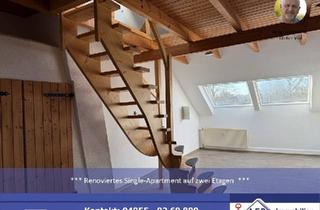 Wohnung mieten in 26810 Westoverledingen, Westoverledingen - ***Renovierte Single-Wohnung auf zwei Etagen im Dachgeschoss***