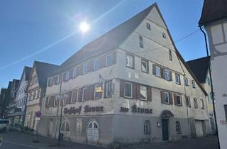 Anlageobjekt in 72525 Münsingen, Münsingen - Historische Perle in Münsingen: Die Krone - Denkmalschütztes Wohn- und Geschäftshaus mit Charme