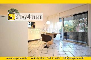 Immobilie mieten in 46562 Voerde, Voerde-Mitte - Balkonwohnung, Eigener Hauseingang, Möbliert, mit TG-Stellplatz