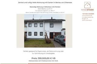 Wohnung kaufen in 83233 Bernau, Zentral und ruhig mit Garten: Helle Wohnung mit großem Grundstück in Bernau am Chiemsee