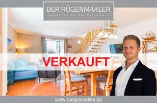 Wohnung kaufen in 18556 Dranske, Umsatzstarke (2024: ca. 31.000 €) Maisonettewohnung mit Reihenendhaus-Charakter in Dranske-Bakenberg