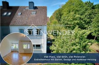 Reihenhaus kaufen in 23774 Heiligenhafen, Viel Platz, viel Grün, viel Potenzial: Endreihenhaus mit Garten, Garage und moderner Heizung