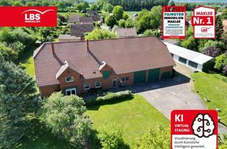 Bauernhaus kaufen in 31675 Bückeburg, RESERVIERT! Am Mittellandkanal - Großes Bauernhaus mit Ausbaureserve, Scheune, Ställen, Garagen und