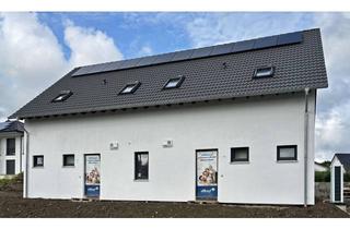 Haus mieten in Leopoldstaler Str. 42, 32805 Horn-Bad Meinberg, Stilvoll wohnen in klimafreundlicher Neubau-Doppelhaushälfte mit Garten