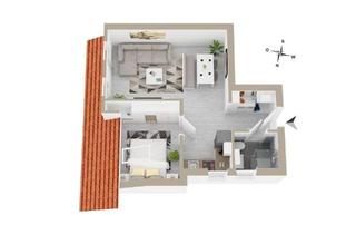 Wohnung mieten in 74855 Haßmersheim, Exklusive, neuwertige 2-Zimmer-Dachgeschosswohnung in Hassmersheim