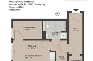 Wohnung mieten in Bernauer Straße 76, 16515 Oranienburg, Senioren-Wohnung in der MALISA RESIDENZ