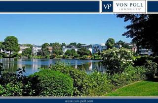 Wohnung kaufen in Tal, 22301 Winterhude, Bestlage: in 2 Einheiten trennbare Maisonette mit Alsterzugang und Gartenanteil