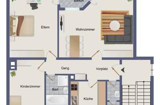 Wohnung kaufen in 73098 Rechberghausen, Wohnen mit Weitblick in Rechberghausen inkl. Garage