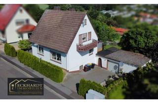 Einfamilienhaus kaufen in 36251 Bad Hersfeld, Einfamilienhaus mit Balkon, Garage und Garten in ruhiger Lage am Tageberg