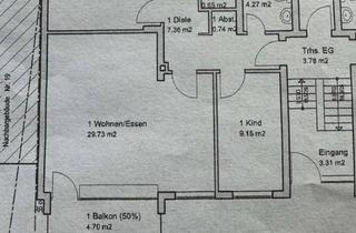 Wohnung mieten in 53721 Siegburg, 3ZKDB in Siegburg Zange, Südbalkon