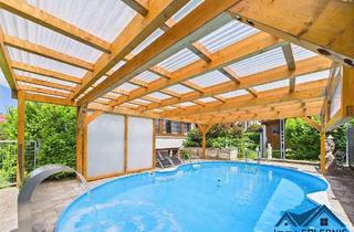 Einfamilienhaus kaufen in 89173 Lonsee, Lonsee - MIT POOL! Wohntraum mit Urlaubsfeeling: EFH mit 2 Whg., großem Garten, XXl-Garage, Carports uvm... !