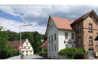 Gewerbeimmobilie kaufen in Schloßstraße, 64720 Michelstadt, Die Grafenfamilie als Nachbarn - historisches Anwesen mit Gasthaus & Industriehallen in Top-Lag