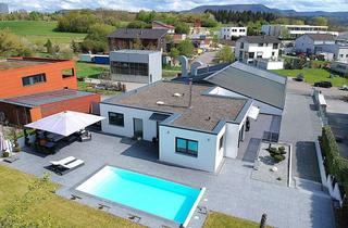Einfamilienhaus kaufen in 72810 Gomaringen, Exklusives Einfamilienhaus mit Swimmingpool, Einliegerwhg. und Kfz-Lackierfachbetrieb in Gomaringen