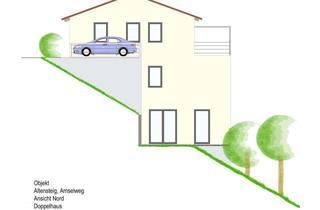 Grundstück zu kaufen in Amselweg, 72213 Altensteig, Klasse Hang-Baugrundstück in Aussichtslage für ein Doppelhaus / DHH