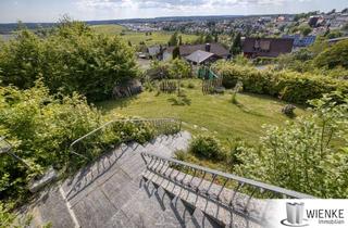 Haus kaufen in Im Letten, 79848 Bonndorf, *REDUZIERT*Fernsicht über 79848 Bonndorf, großes Grundstück, Pelletheizung, Kaminofen, ELW im Keller