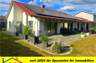 Haus kaufen in 91154 Roth, KILIAN IMMOBILIEN! BARRIEREFREIER BUNGALOW AUS 2015 MIT 135 M² IN ECKERSMÜHLEN! WP*FBH*KAMIN*PV*EBK
