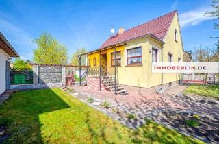 Gewerbeimmobilie kaufen in 15370 Fredersdorf-Vogelsdorf, IMMOBERLIN.DE - Sehr gepflegtes Einfamilienhaus & Nebengebäude für Gewerbe in angenehmer Lage