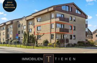 Wohnung kaufen in 49716 Meppen, In Ziegel investiert, in Ruhe kassiert (II): Vermietete Etagenwohnung mit Balkon nahe Ems & Zentrum