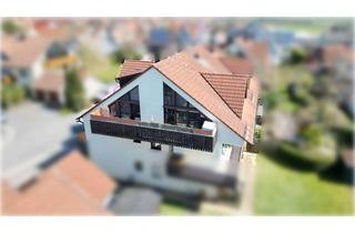 Wohnung kaufen in Am Heckacker 60, 90562 Kalchreuth, Stylische DG-Wohnung mit Sonnenbalkon – nur 17 Min. nach Nürnberg Zentrum