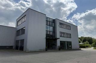 Gewerbeimmobilie kaufen in 32689 Kalletal, Produktions- und Lagerhallen mit Verwaltungsgebäude, Trafostation und Bauland!